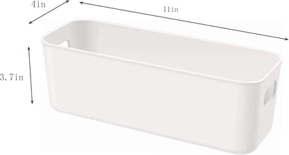 Set Of 4 Plastic Storage Bins, Versatile Kitchen Pantry Organization and Storage - Image 7