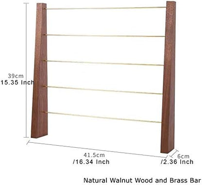 GemeShou 5 Tiers Walnut Earring display stands - Image 4