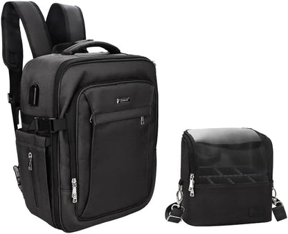 Relavel Professional Makeup Case Makeup Backpack and Makeup Brush Case by Relavel