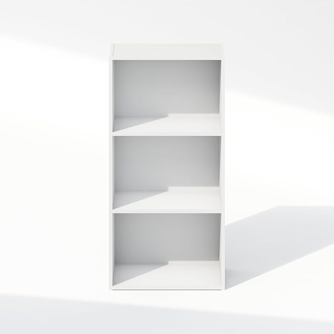 Furinno Reed Closet Organizers and Storage, 3-Tier Closet Organizer, Open Shelf - Image 4