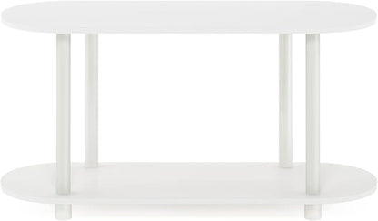 Furinno Turn-N-Tube Display Shelf, 4-Tier Oval Book Shelf, Storage Shelves - Image 6