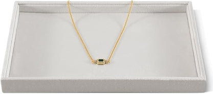Velvet Stackable Jewelry Display Flat Tray by Dansmiy