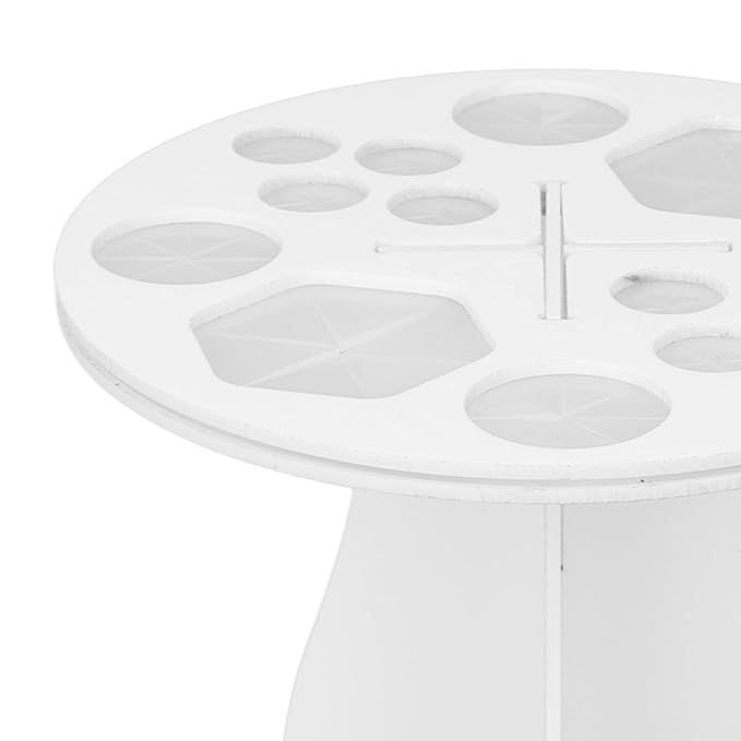 ZJchao Makeup Brush Drying Rack, 14 Holes Paint Brush Drying Holder Make Up - Image 7