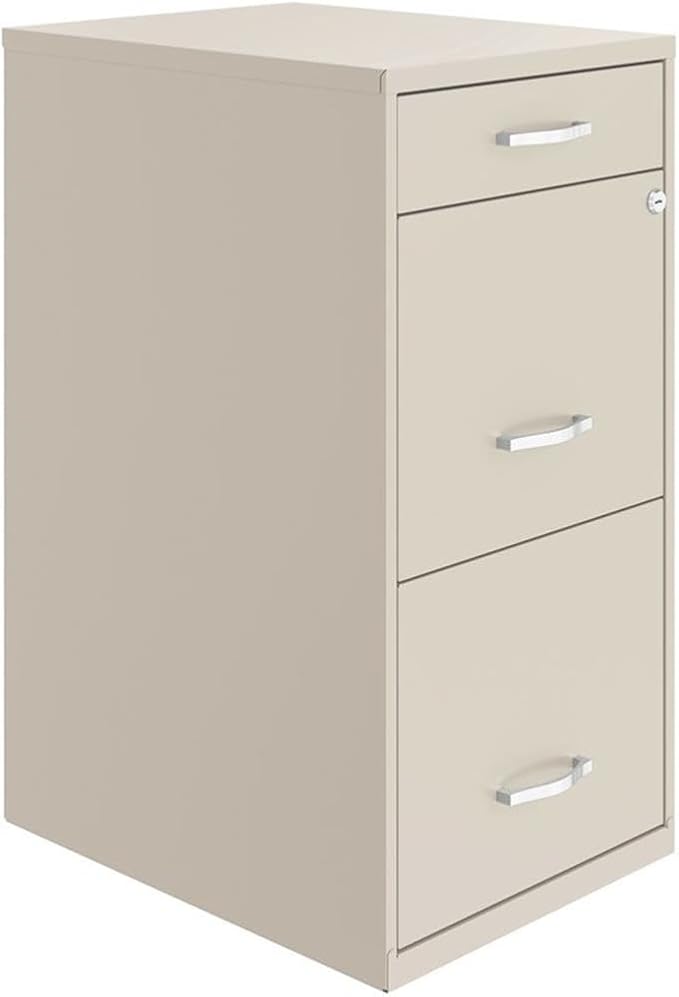 Scranton & Co 18" 3-Drawer Metal Filing Cabinet by Unknown