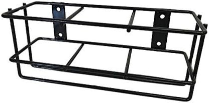 Up to Three 32 oz Spray Bottle Rack – Wall Mount Organizer | Heavy Duty Metal - Image 4