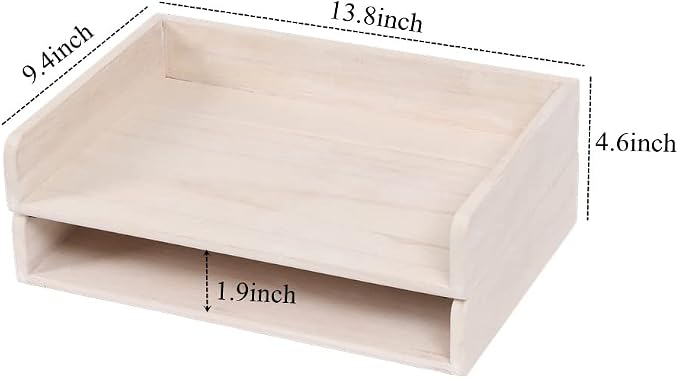 Stackable Letter Tray 2 Pack - Image 6
