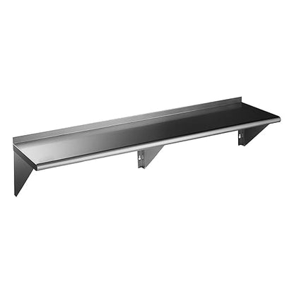 ROCKPOINT Stainless Steel Shelf 14 x 60 Inches 400lb, NSF Metal Commercial by ROCKPOINT