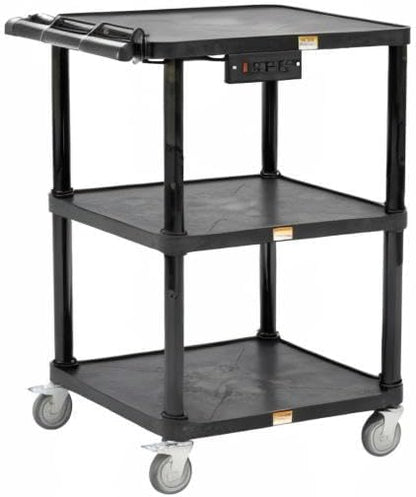 Pearington 3-Shelf Mobile Utility Cart - Image 7