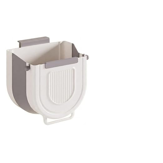 Collapsible Hanging Trash Can for Kitchen: Foldable Hanging Garbage Bin by Unknown
