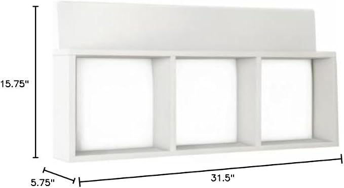Danya B. Modern 3 Cube Floating Wall Shelf - Image 3