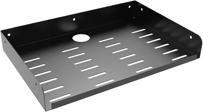 2 Pcs of Metal Floating Shelf Modern Wall Mounted Storage Rack 12"*8" Deep - Image 3