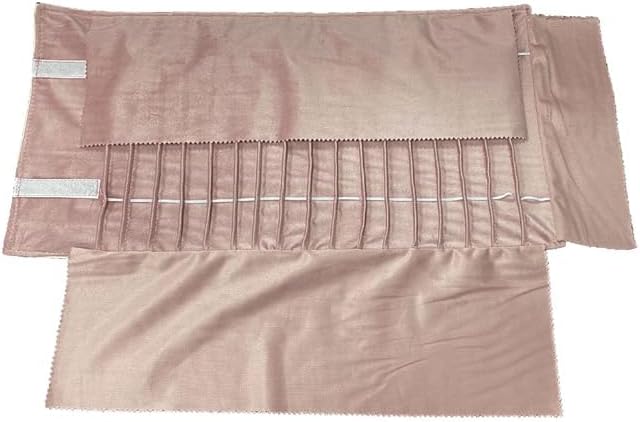 Portable Jewelry Roll Untangled Secure Necklace Travel Storage Bag Displays - Image 3