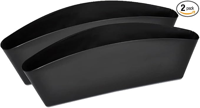 Riloer 2 Pcs Car Seat Pockets Plastic Car Console Side Organizer, Sturdy by Riloer