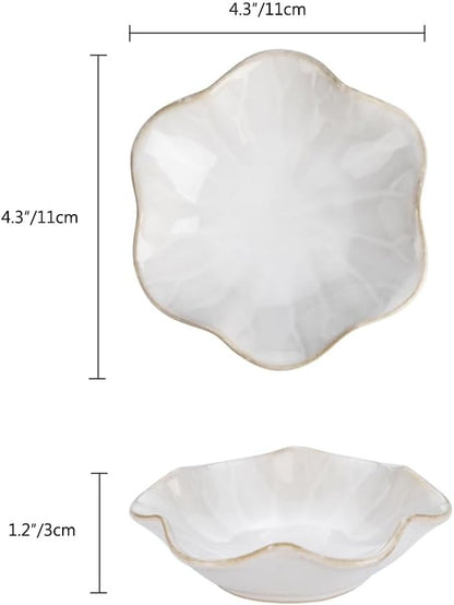 JAMEND CLXP Lotus Leaf Shape Ring Holder Dish, Small Key Bowl, Ceramic Trinket - Image 7