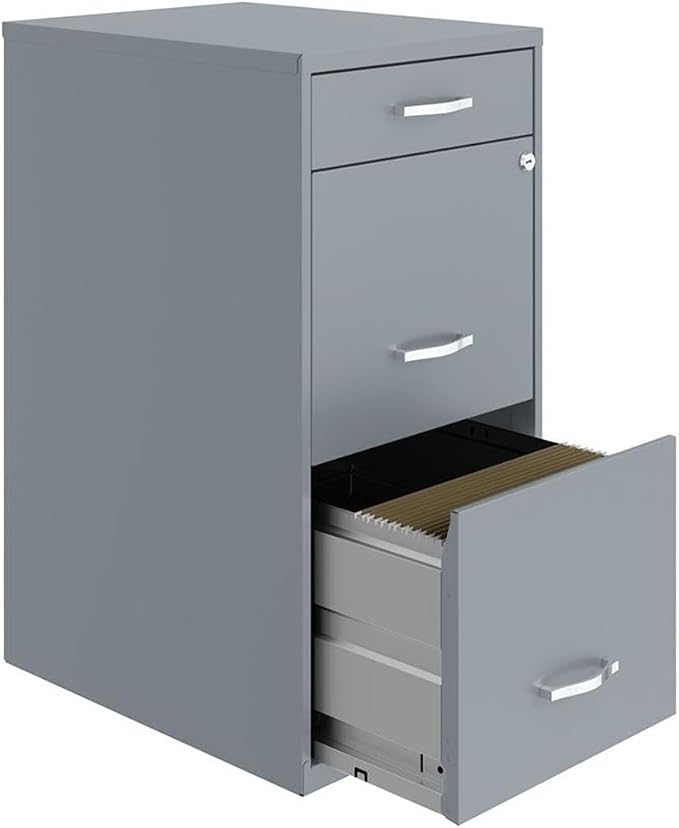 Scranton & Co 18" 3-Drawer Metal Filing Cabinet - Image 5
