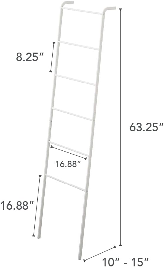Yamazaki Home Tower Leaning Ladder Rack, Space Saving - Image 5