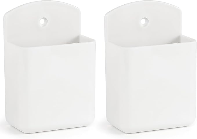 2 Pcs Remote Control Holder Wall Mount, TV Controller Holder, Self Adhesive by BuyNow