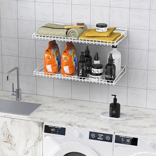 TORACK Wall-Mounted Storage Shelves, Mixed-Size Garage Wall Shelving - Image 6
