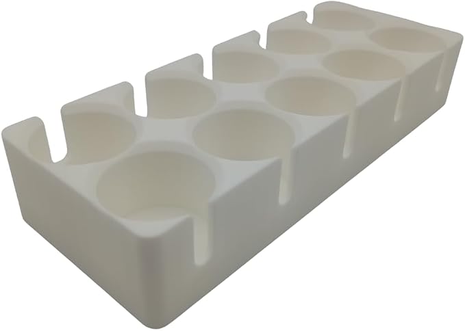 50 mL VialGrid Stackable Vial Holder – 10-Slot Tray - Image 3