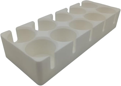 50 mL VialGrid Stackable Vial Holder – 10-Slot Tray - Image 3