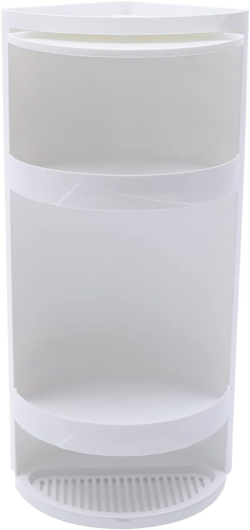 3 Tier Corner Shelf Stand, Cosmetic Skincare Organizer by Fetcoi