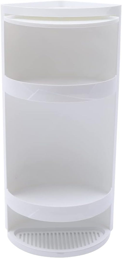 3 Tier Corner Shelf Stand, Cosmetic Skincare Organizer by Fetcoi
