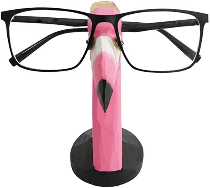 Red Dollar Handmade Wood Carved Animal Eyeglass Holder, Cute Sunglasses Display - Image 2
