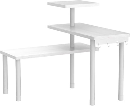 JayRex Bathroom Organizer Countertop Corner Shelf, 3 Tier Moveable Organizer - Image 5