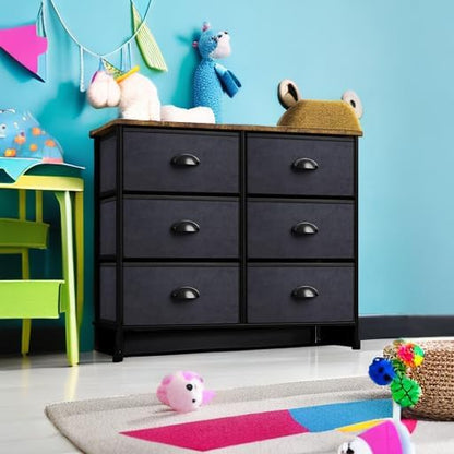 Sorbus Dresser with 6 Fabric Drawers - Image 5