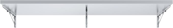 AmGood Stainless Steel Folding Wall Shelf 18 in. x 72 in. | NSF | Concession - Image 4