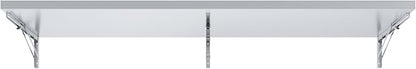 AmGood Stainless Steel Folding Wall Shelf 18 in. x 72 in. | NSF | Concession - Image 4