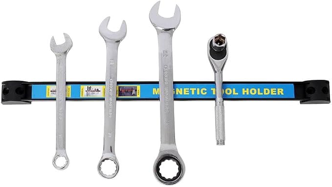 Magnetic Tool Holder 5 Pack, Wall Mounted Metal Tool Organizer Rack - Image 2