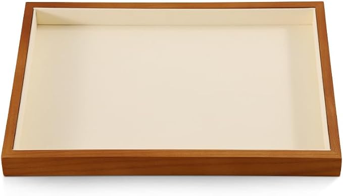 Jewelry Tray, Wood Serving Tray, Luxury Flat Jewelry Display by Yinbeini
