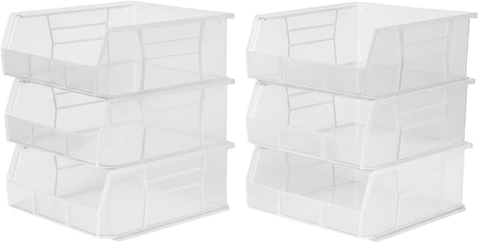 HE HUDSON EXCHANGE 11" x 11" x 5" Plastic Stackable Storage Bin by HudsonExchange