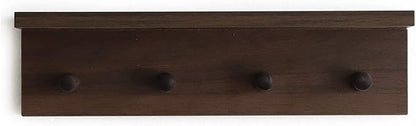 Entrance Coat Rack ，Coat Hooks, Wall-Mounted Wooden Hook Rack, Wall-Mounted - Image 2