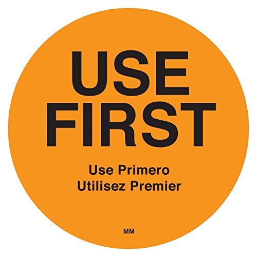 DayMark Safety Systems IT114815 USE First Trilingual Removable Label - Image 2