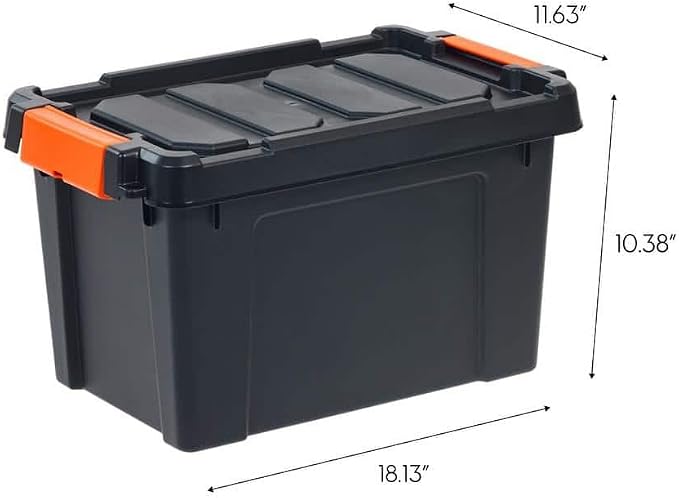 5 gal Heavy-Duty Stackable Storage Tote - Image 3