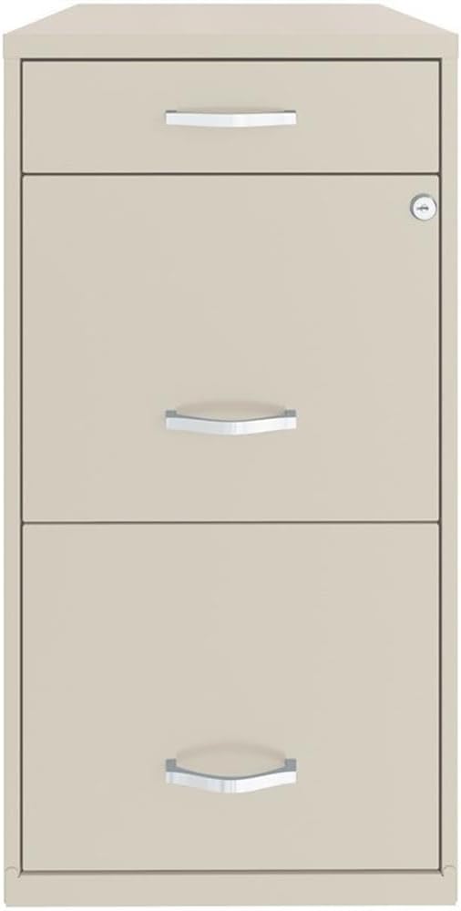 Scranton & Co 18" 3-Drawer Metal Filing Cabinet - Image 3