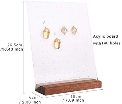 GemeShou walnut earring display - Image 4