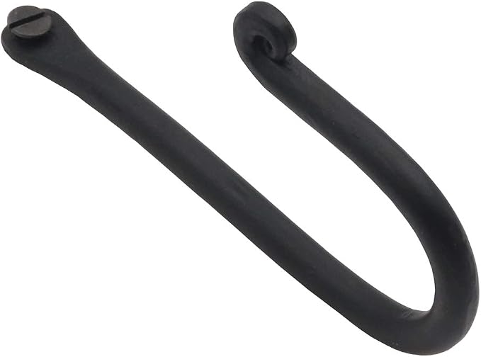 The Metal Magician Single Prong Wrought Iron Hooks, Vintage Hand Forged Iron - Image 4