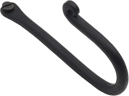 The Metal Magician Single Prong Wrought Iron Hooks, Vintage Hand Forged Iron - Image 4