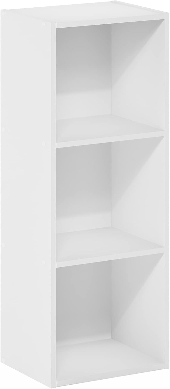 Furinno Pasir 3-Tier No Tool Assembly Open Shelf Bookcase - Image 6