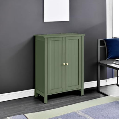 VASAGLE Bathroom Floor Storage Cabinet, Bathroom Storage Unit - Image 5