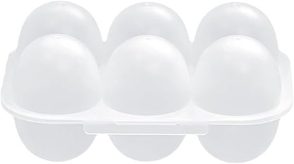 6 Grid Eggs Holder Container, Portable Tray Egg Grid Storage Container by Unknown