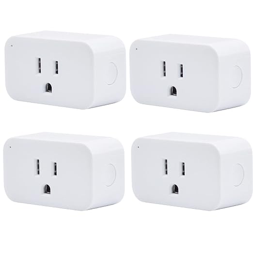 THIRDREALITY Smart Plug 4 Pack, 15A Smart Outlet by ThirdReality