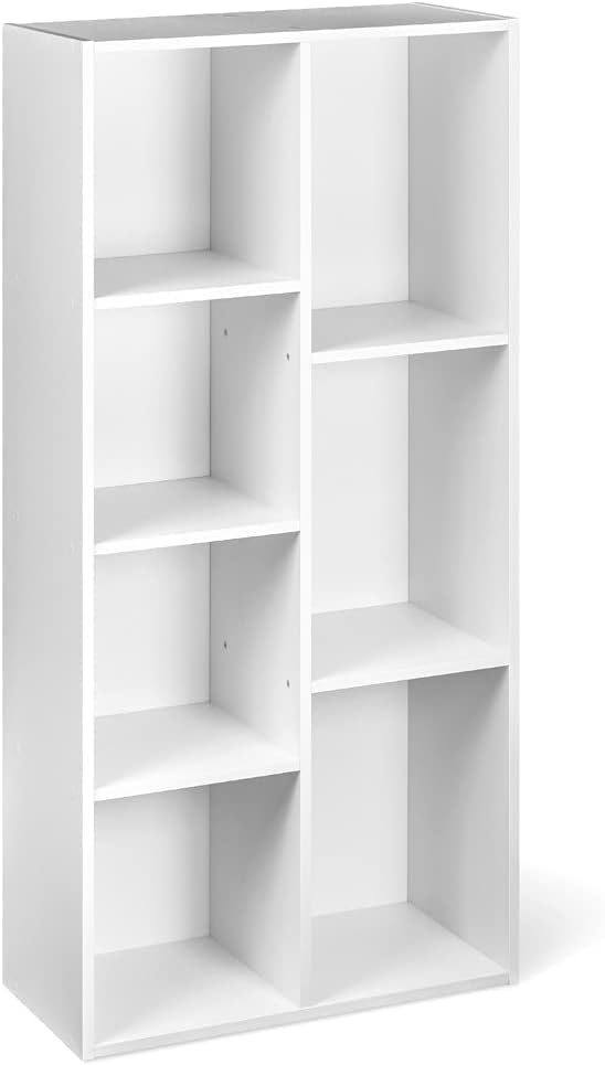 Amazon Basics 7 Cube Organizer Bookcase, Storage Shelf by AmazonBasics