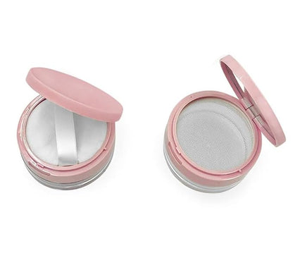 Loose Powder Cocntainer No Leaks Empty Reusable Plastic Loose Powder Compact - Image 4