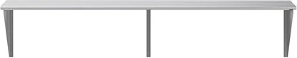 AmGood 18 in. x 72 in. NSF Stainless Steel Tubular Wall Shelf | Heavy-Duty - Image 4