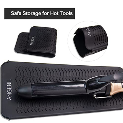 ANGENIL Silicone Heat Resistant Travel Mat Pouch - Image 5
