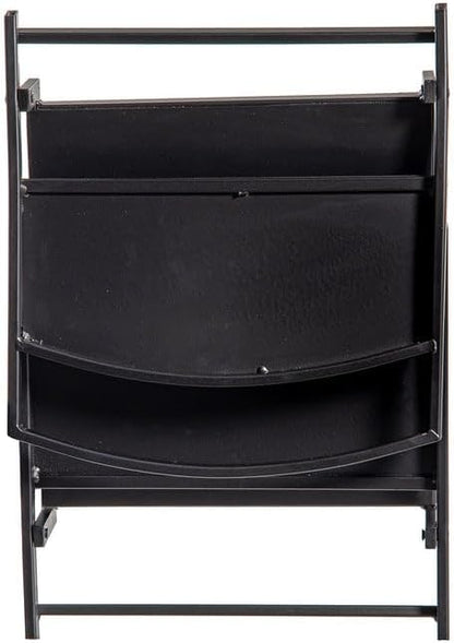 Plow & Hearth Log Rack, wood Bin Kindling Storage - Image 6